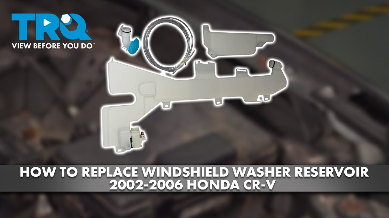 Как заменить бачок омывателя лобового стекла Honda CR-V 2002-2006 годов