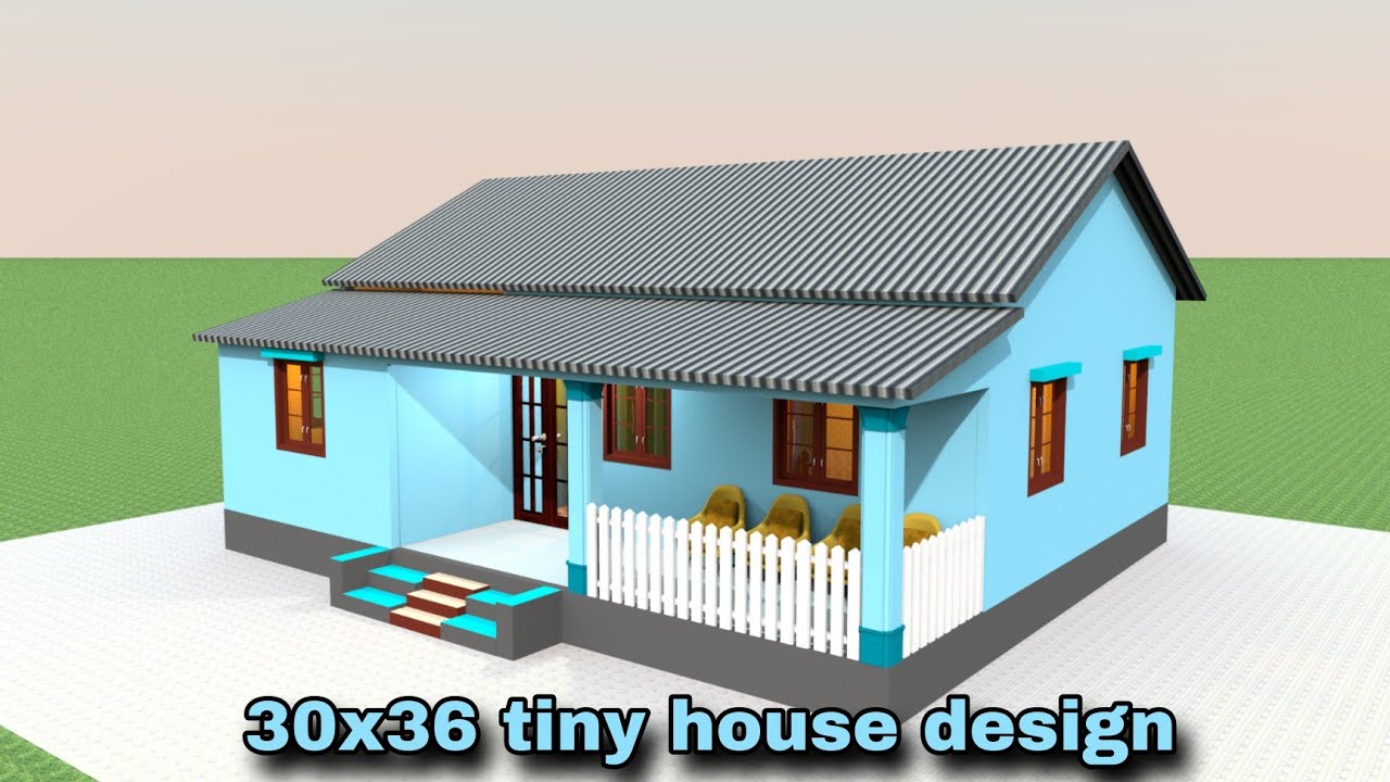 30x36 tin shade roofing house design|| tiny house Plan|| टीन सेट घर का नक्शा @premhousedesign