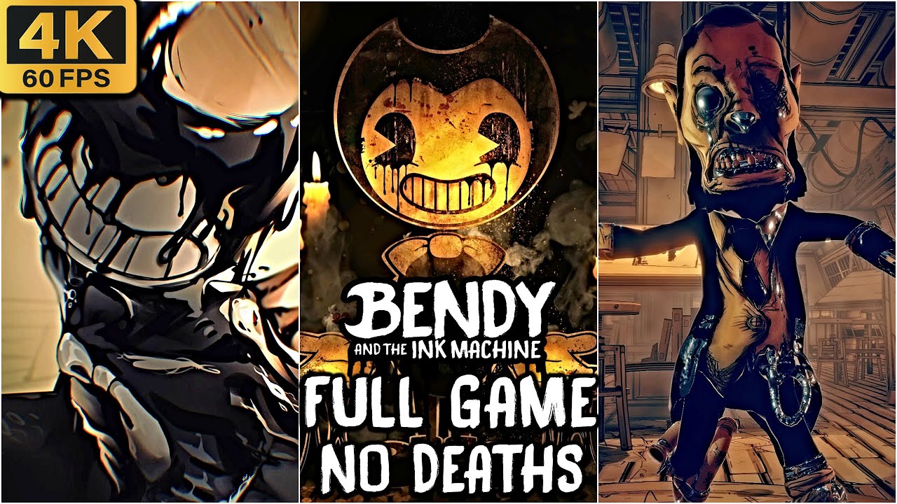 Bendy and the Ink Machine FULL Game Walkthrough - No Deaths 4K60fps (BATIM)
