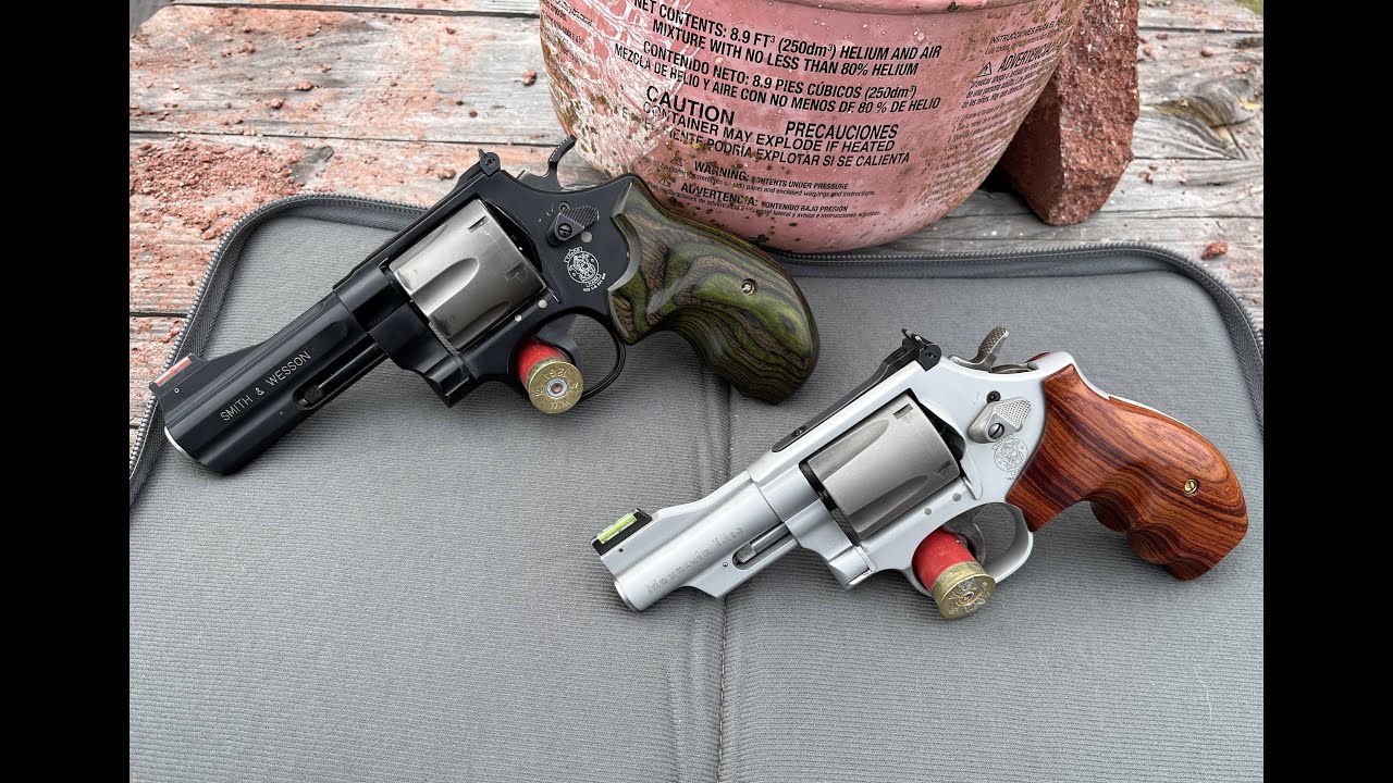 Пистолеты S&W 329PD и 396 Mountain Lite с креплением на большой палец в калибрах .44 mag и .44 sp...