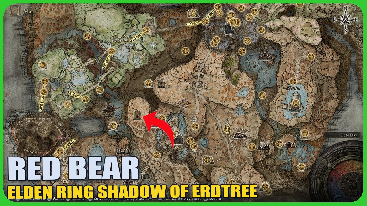 How to Find Red Bear Boss Fight - Elden Ring Shadow of Erdtree