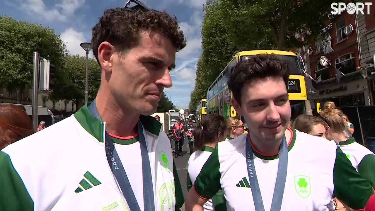 Ireland's Olympic heroes return home to a massive crowd in Dublin!
