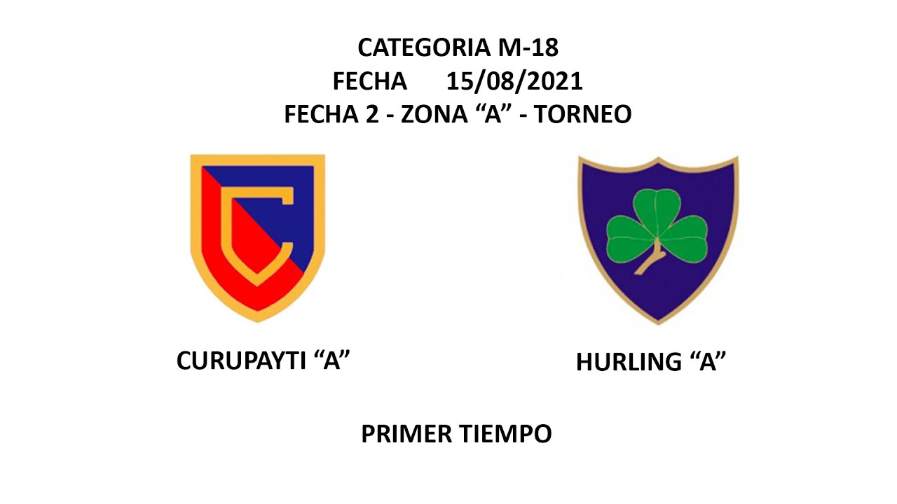 Curupa A vs Hurling A - 1er Tiempo - (Cat 2003) - Fecha 2 - Zona A - M18 -2021