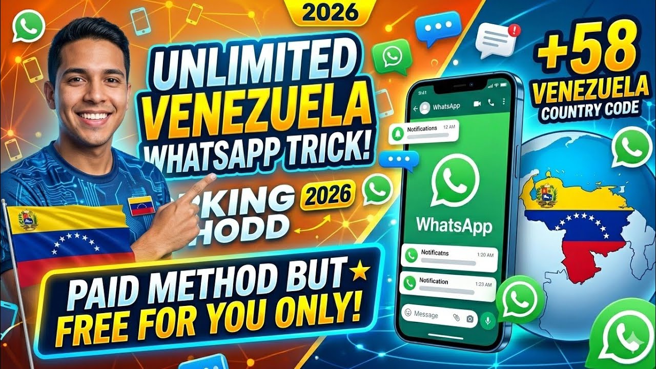 How to Create Unlimited WhatsApp Accounts | Venezuela whatsapp account unlimited 2026
