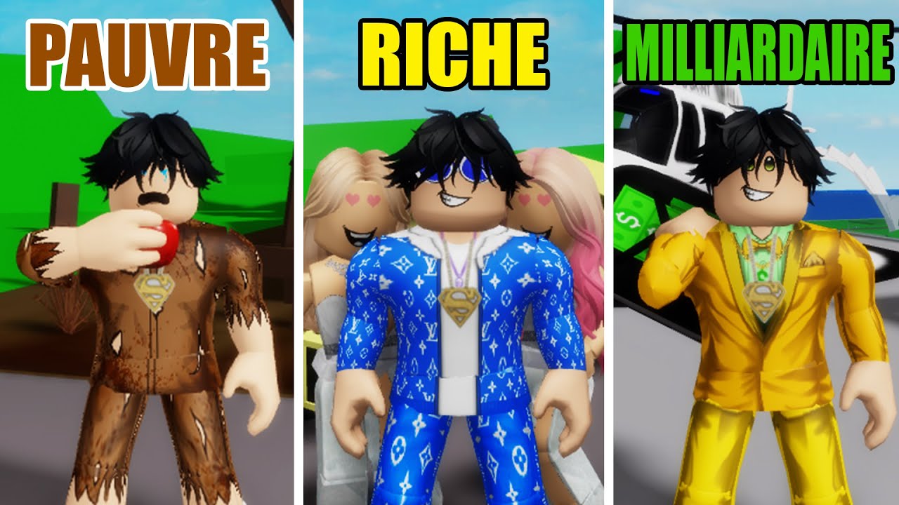 DE PAUVRE &Agrave; RICHE &Agrave; MILLIARDAIRE SUR BROOKHAVEN ! ROBLOX
