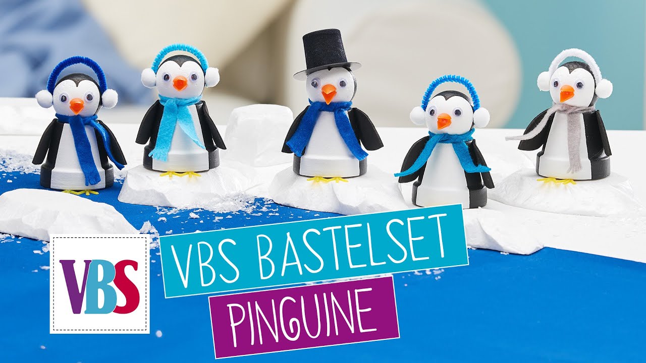 Winterdekoration - VBS Bastelset Pinguine