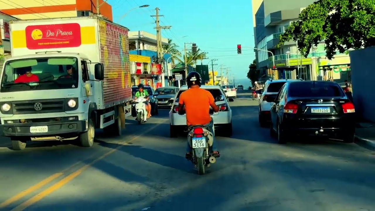 Chegamos na praia de Marata&iacute;zes Litoral capixaba! ￼