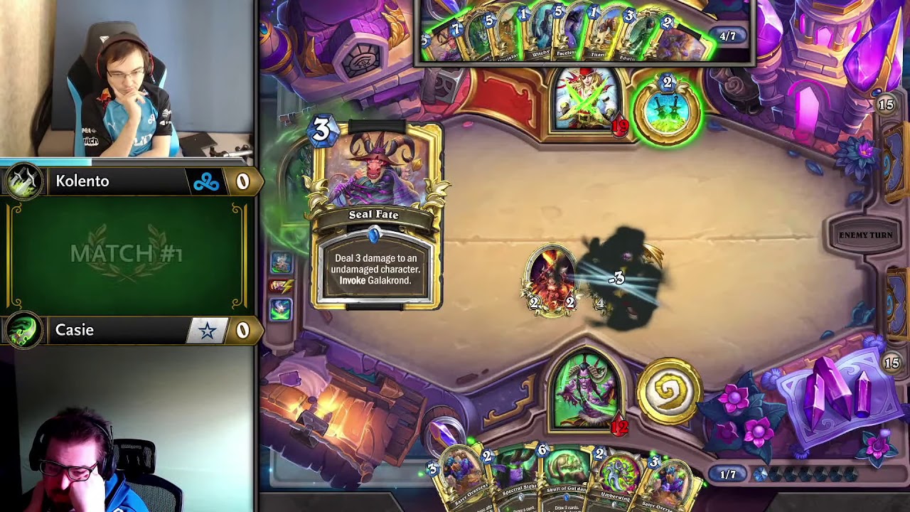 Kolento vs Casie - Division B - Hearthstone Grandmasters Europe 2020 Season 1 - Week 4