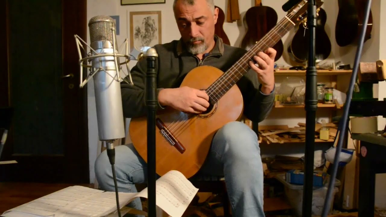 Julian Arcas Solea fragment, player and luthier Alexandru Marian