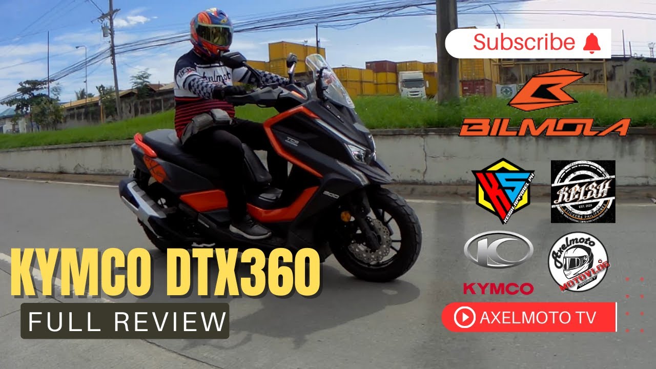 Kymco DTX 360 Crossorver (The worlds 1st adventure scooter)