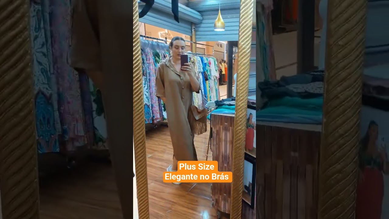 Moda Plus Size no Br&aacute;s. Chemise, vestidos e alfaiataria no atacado. #bras #atacado