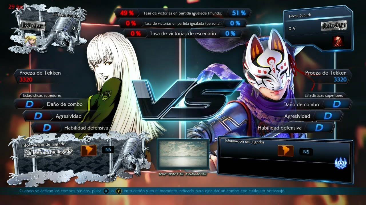 _ 601_6 Lili Rochefort ( Uchiha x24 ) vs Kunimitsu (Tincho Dubuch) - Tekken 7 Online  sin Grafica