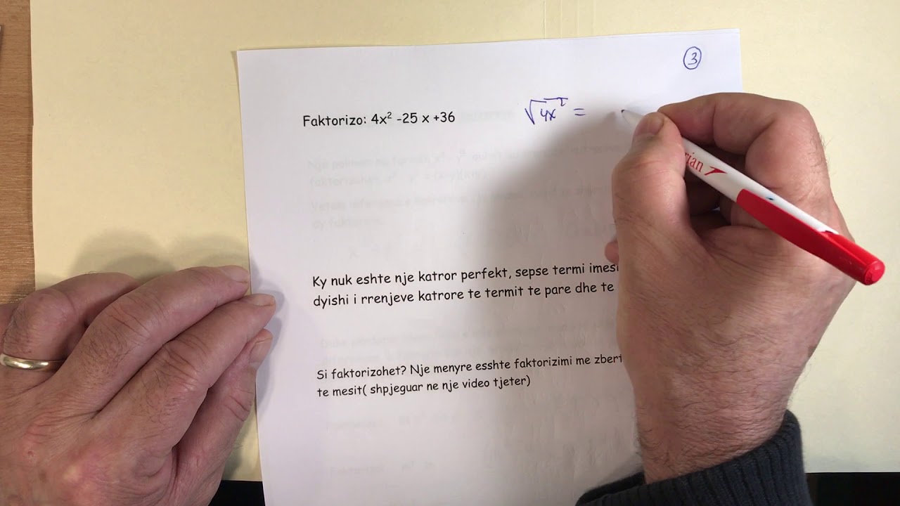 Katroret e plote dhe faktorizmi i tyre