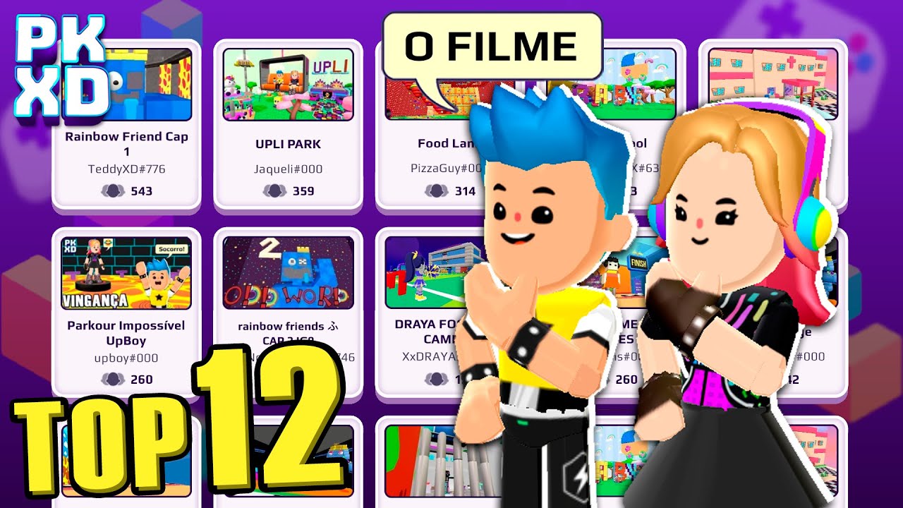 🎮 24 Horas Jogando as MELHORES Experiências do PK XD Builder