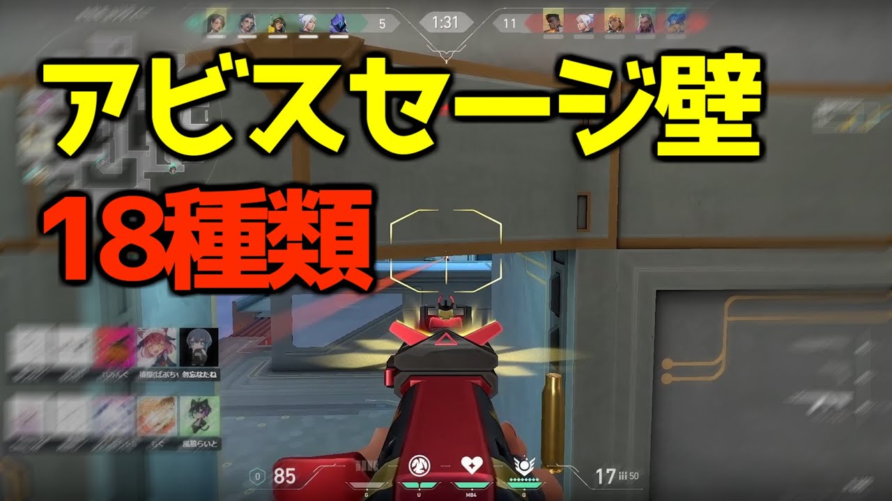 アビスセージ壁18種類[ver8.11]【VALORANT】