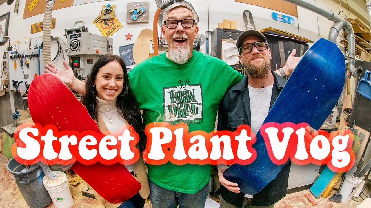 Изготовление скейтбордов с Майком Валлелли и Полом Шмиттом для Street Plant