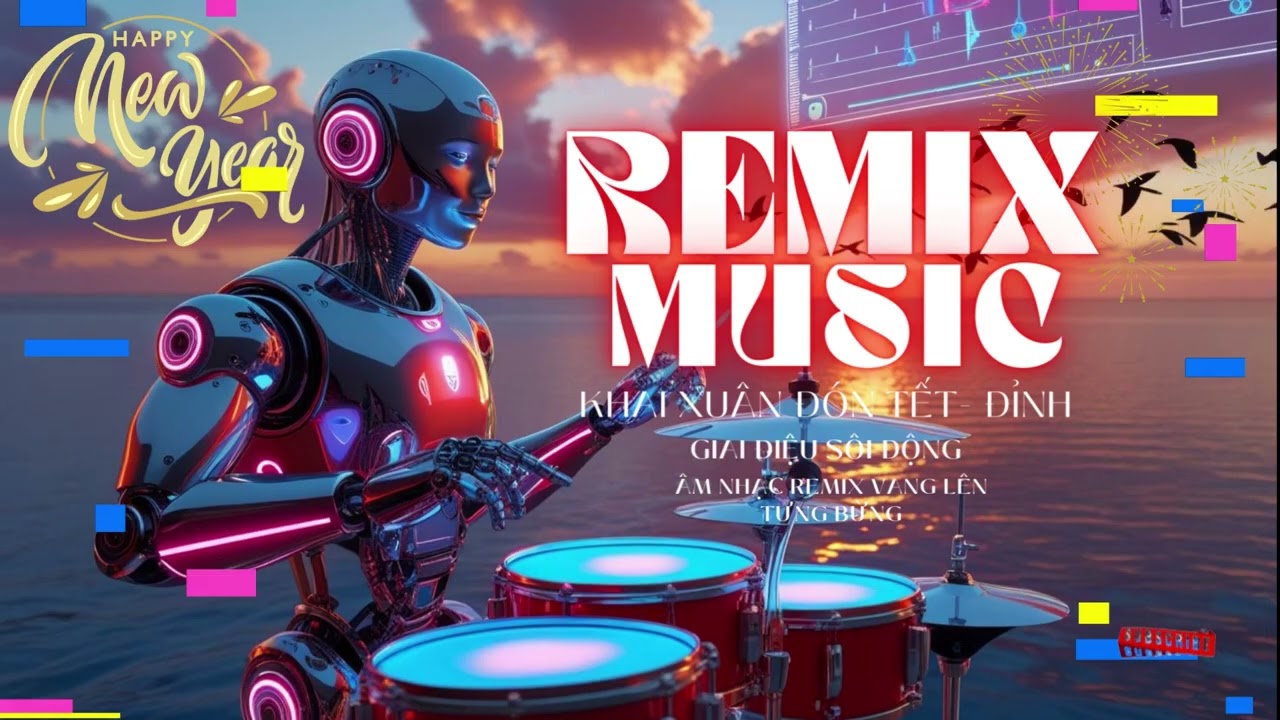 Music Remix Xuân, Đón tết là vui hết mình 2026 Nhạc AI Mới "không quảng cáo"