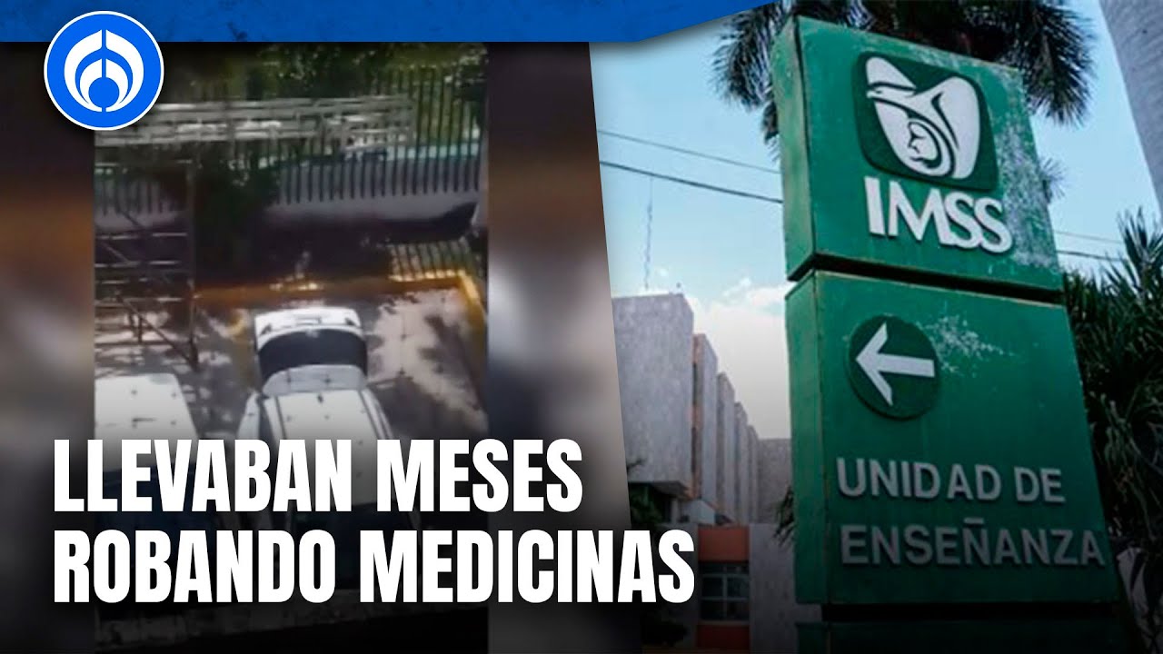 Detienen a cinco empleados del IMSS por robo de medicamentos