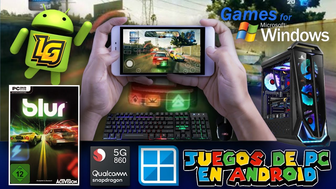 BLUR GRAN JUEGO DE CONSOLAS Y CARRERAS EXPLOSIVAS AHORA EN TU ANDROID EMULADOR WINLATOR GLIBC