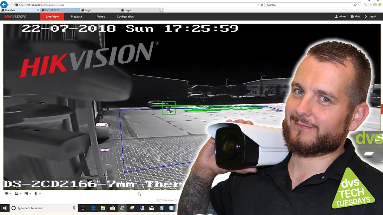 Обзор тепловизионной IP-камеры Hikvision (DS-2TD2166-7)
