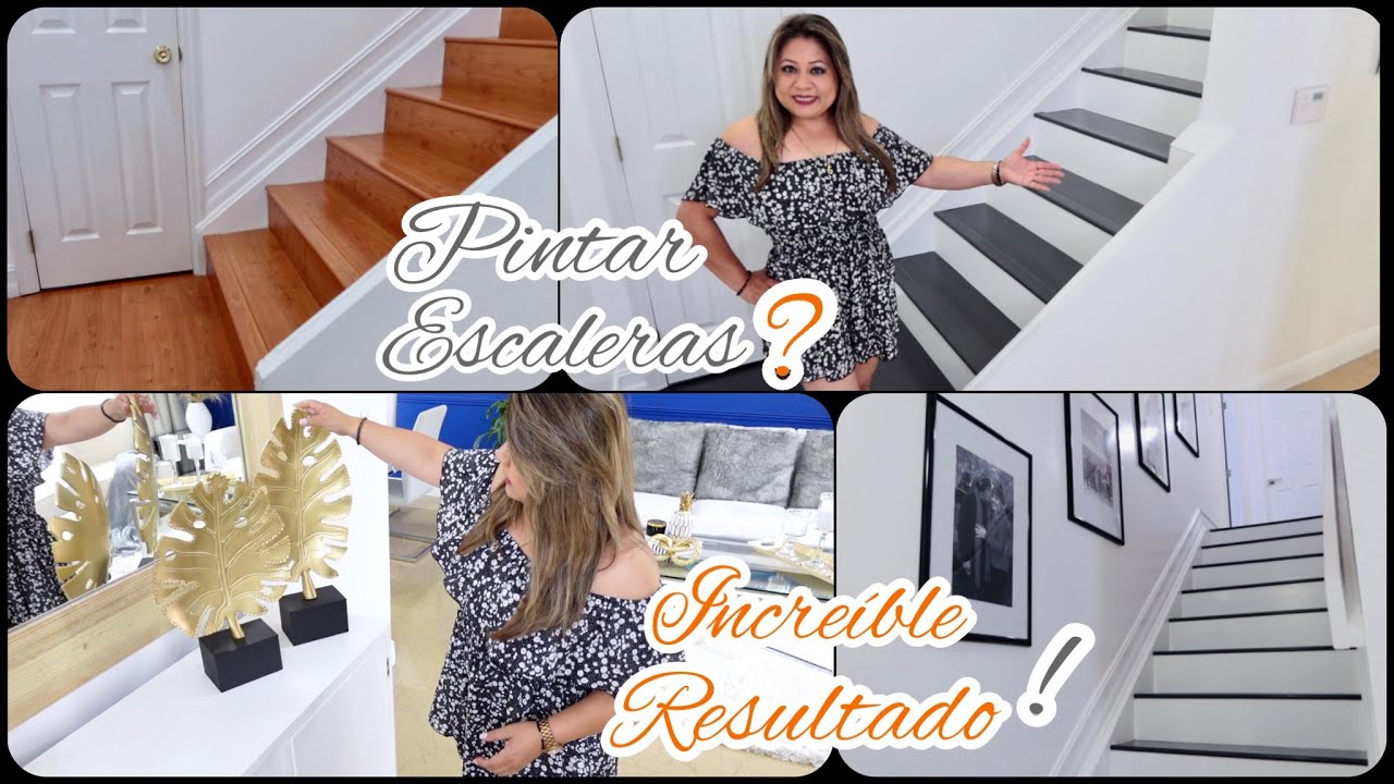TRANSFORMACION EXTREMA DE LAS ESCALERAS 😱 Y DECORACION DE LA ENTRADA  #comodecorarmientrada