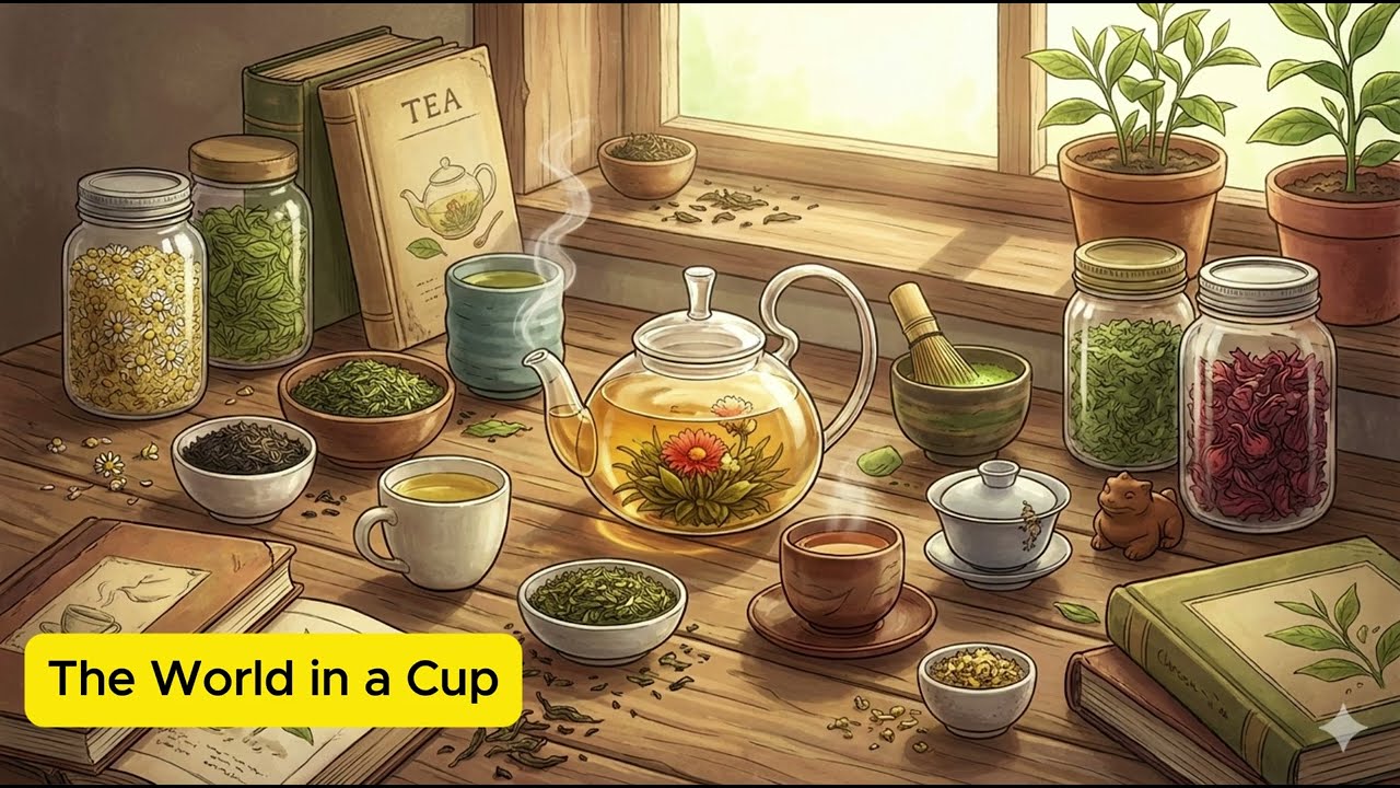 The secret to a perfect morning 🍵✨ #tea #relaxing