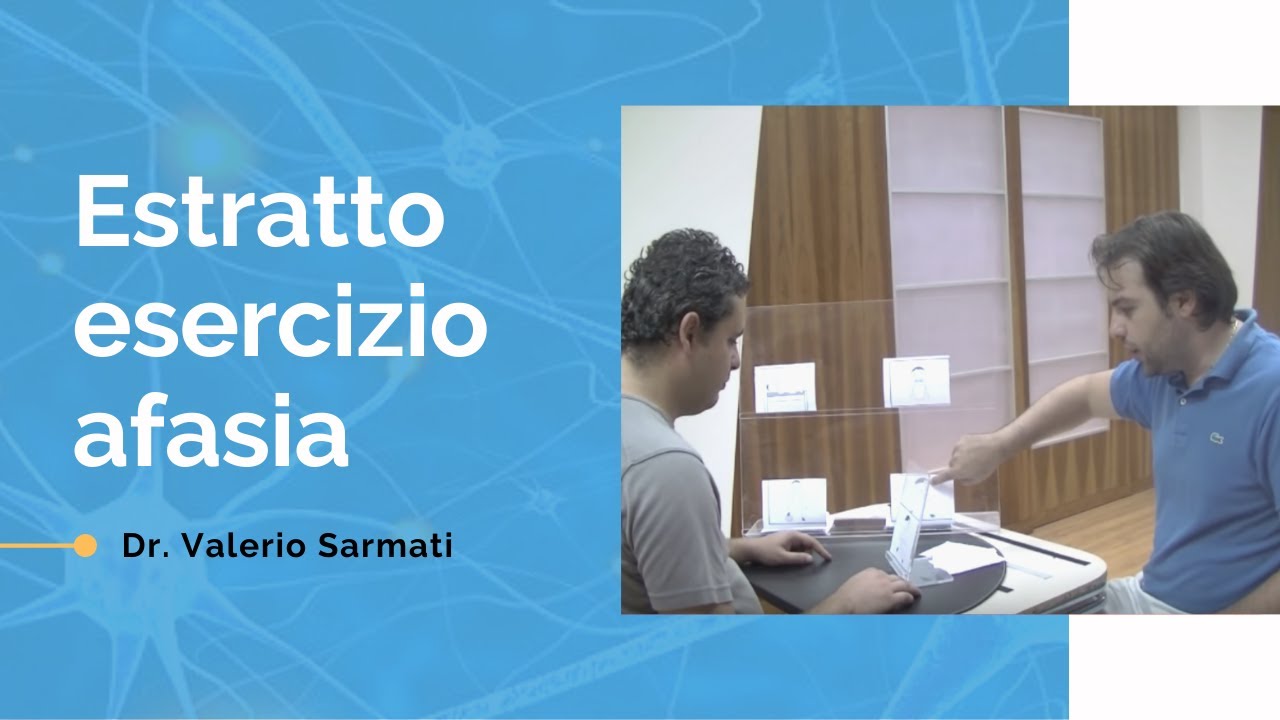 Esempio di Esercizio per Afasia. Logopedia post ictus