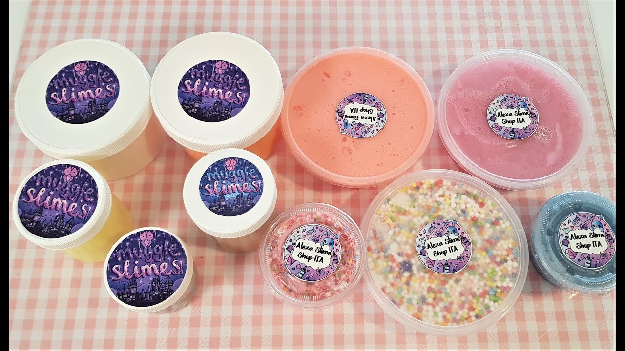Slime Italiani e americani! Alexa shop e Muggle slime