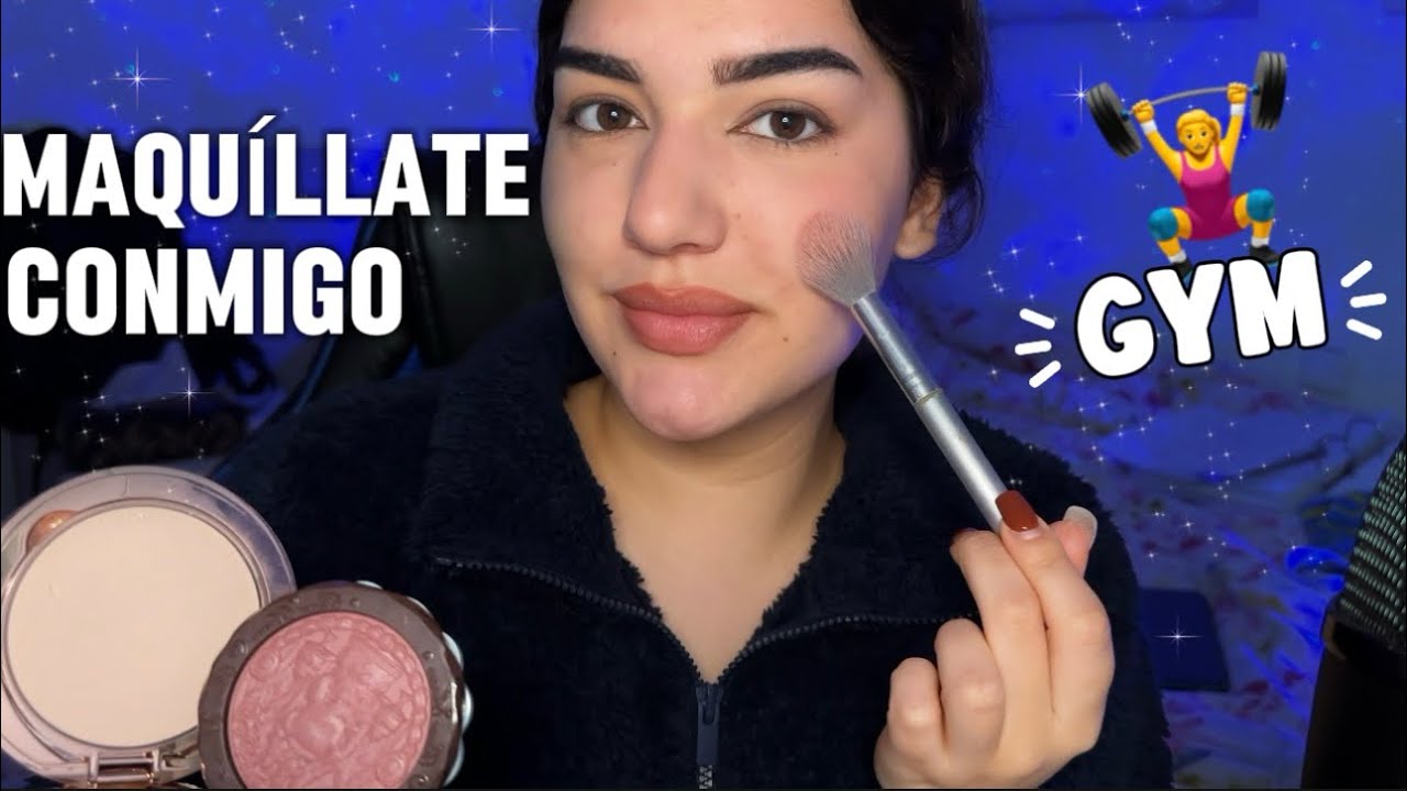 ASMR MAQUILLAJE para ENTRENAR 💪🏻 Mientras Hablamos 💕