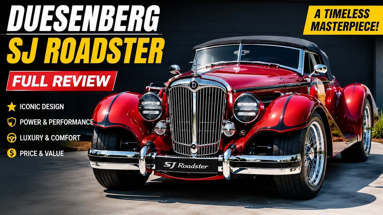 Обзор Duesenberg SJ Roadster | Лучший классический люксовый автомобиль всех времен!
