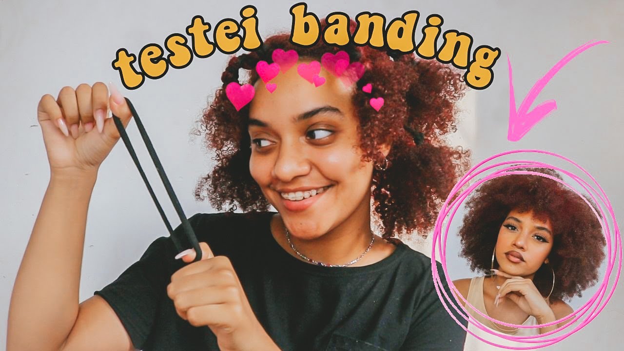 como diminuir fator encolhimento sem secador // testei o método banding! ✨💆🏽‍♀️