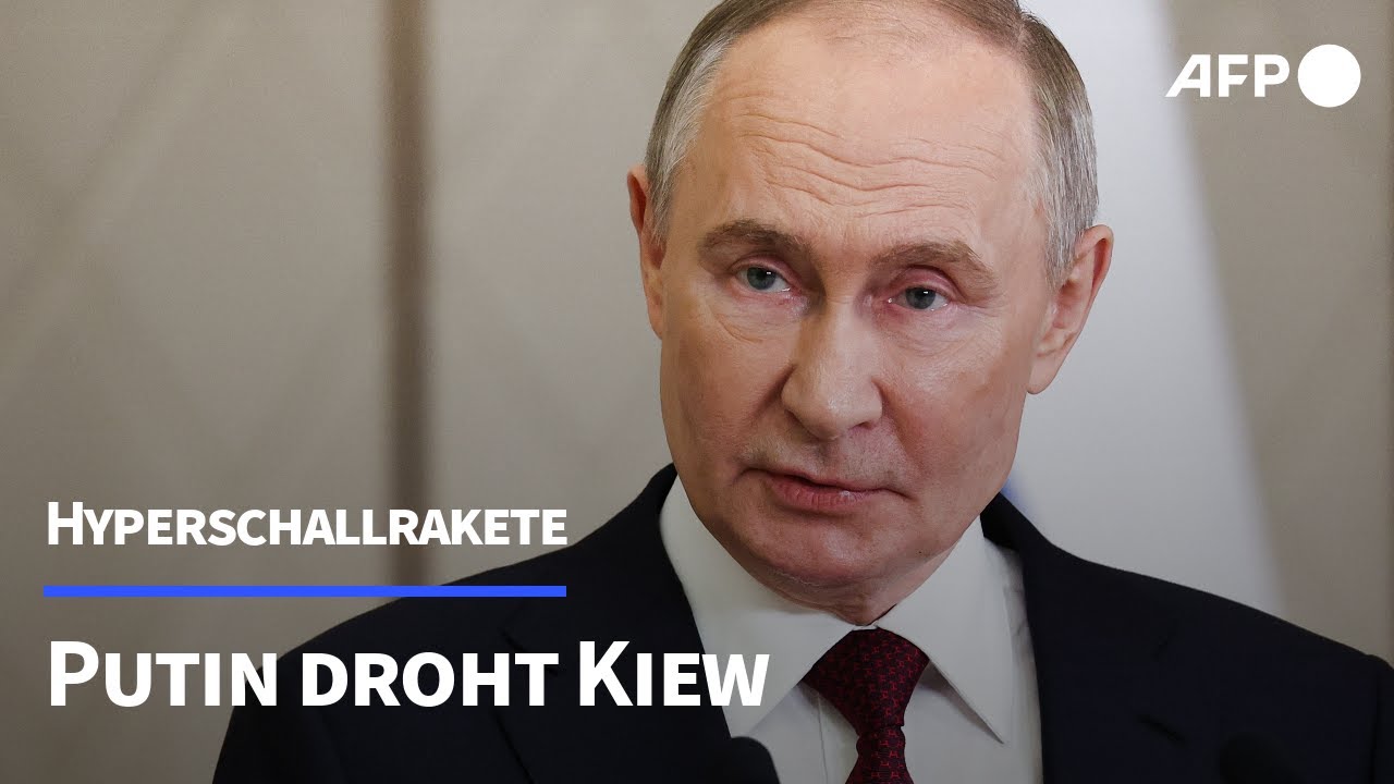 Putin droht Angriff auf Kiew mit neuer Oreschnik-Rakete an | AFP