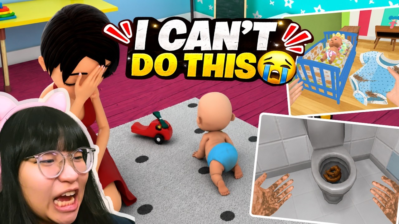 Mother Life Simulator Part 15 - My Baby Won't Stop Making a MESS 💔
