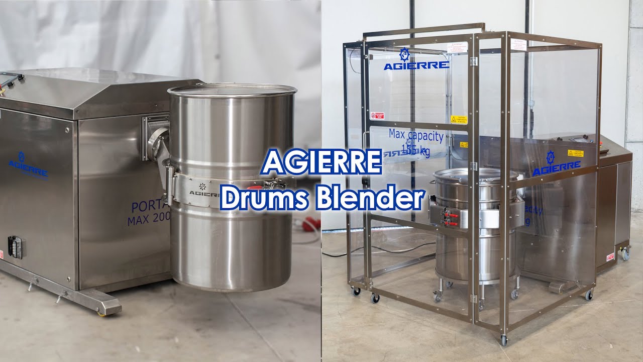 Drum Mixer for Dry Powders - AGIERRE
