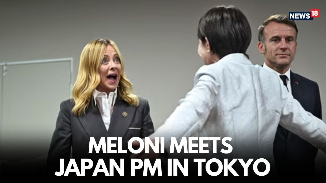 Italy PM Giorgia Meloni Meets Japan PM Sanae Takaichi in Tokyo | Warm Hugs, Bilateral Talks | LIVE