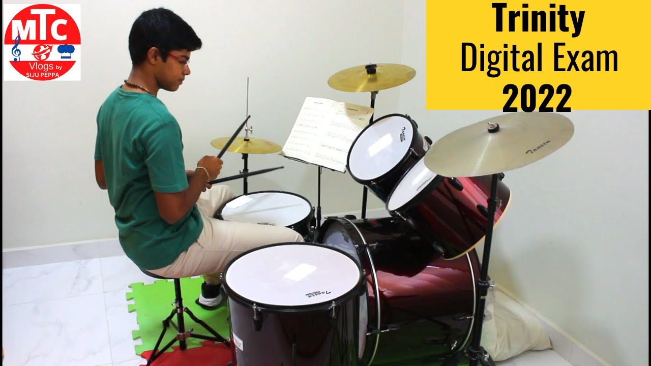 Trinity Digital Grade 1 Drumkit Exam 2022. My (SIJU PEPPA) Drum student CHRIS JOE | With Distinction