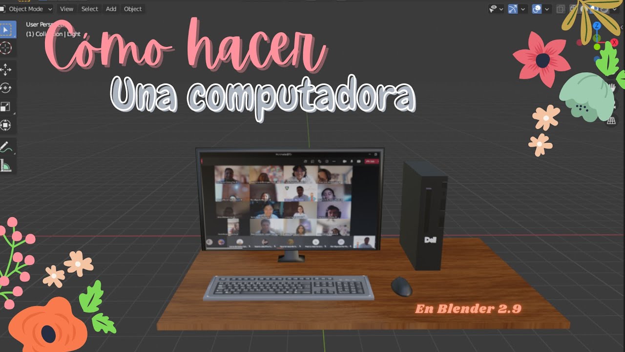 Cómo modelar una computadora en Blender 2.9