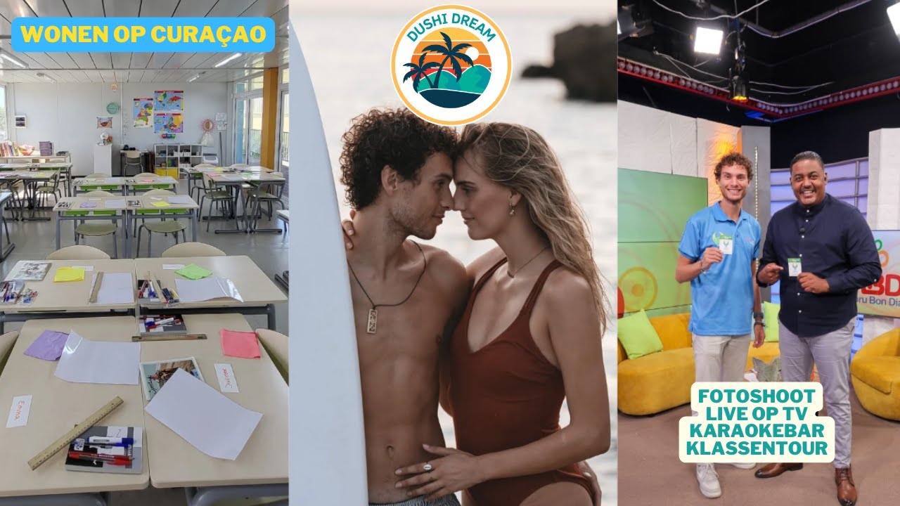 WERKWEEK CURAÇAO, LIVE OP TV & KLASSENTOUR | CURAÇAO VLOG DUSHIDREAM #47