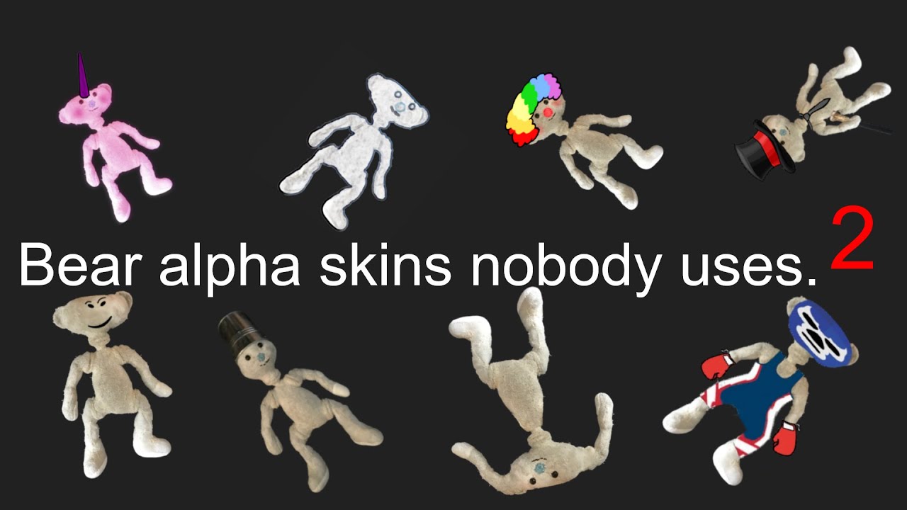 Bear alpha skins nobody uses Part 2 (and 1) and my opinion on them