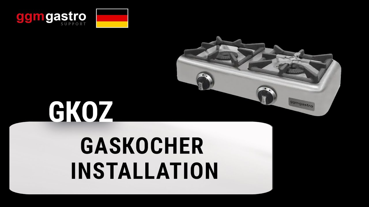 GKOZ Gaskocher Installation
