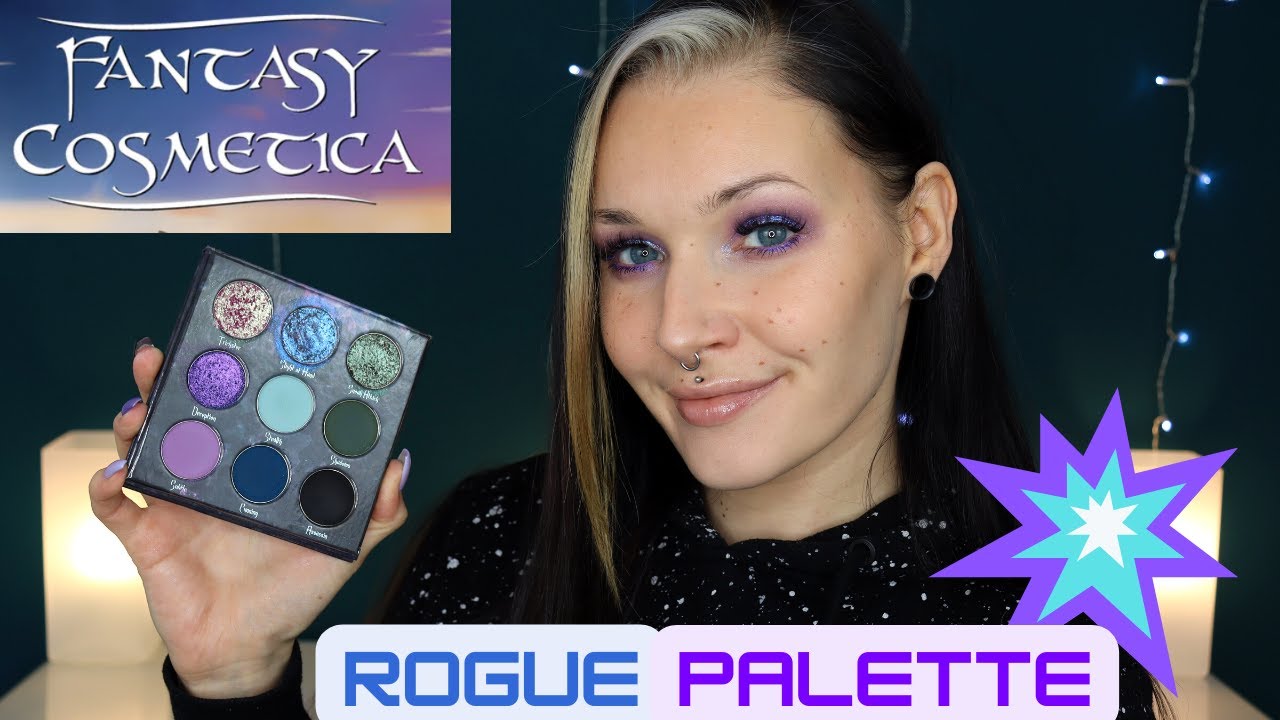 Fantasy Cosmetica 💜 Rogue Palette I Tutorial, Swatches, Review