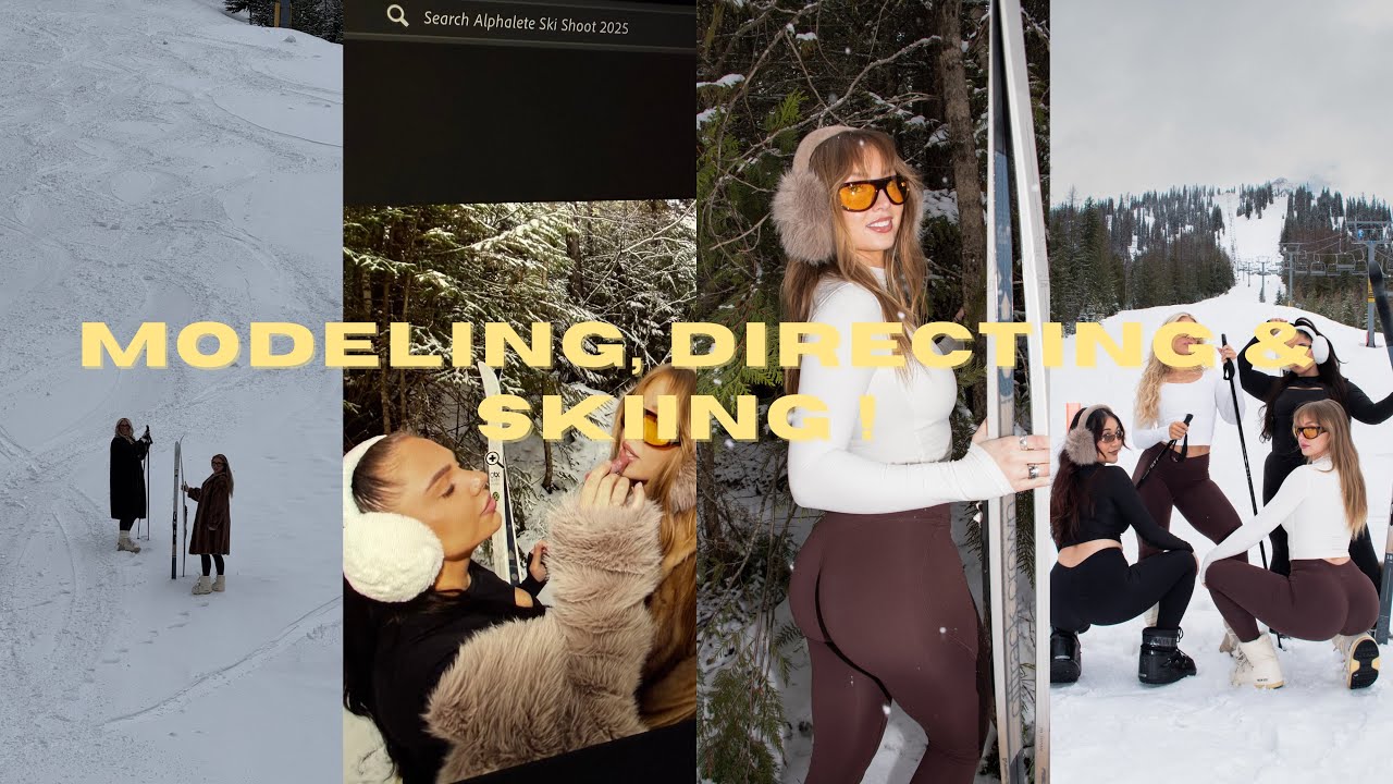 Digital diary #9 : modelling, creative directing & skiing !