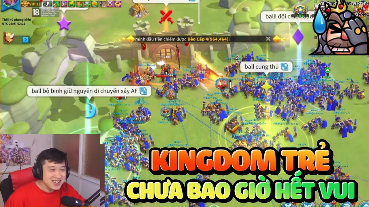 Tấu Hài Với Pha Mở Đèo 4 Của Các Kingdom Lần Đầu Lên Chinh Phạt Rise of Kingdoms
