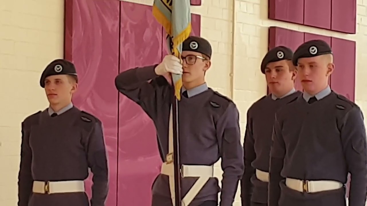 1030 Squadron - Banner Drill - Wing Training Day 2023