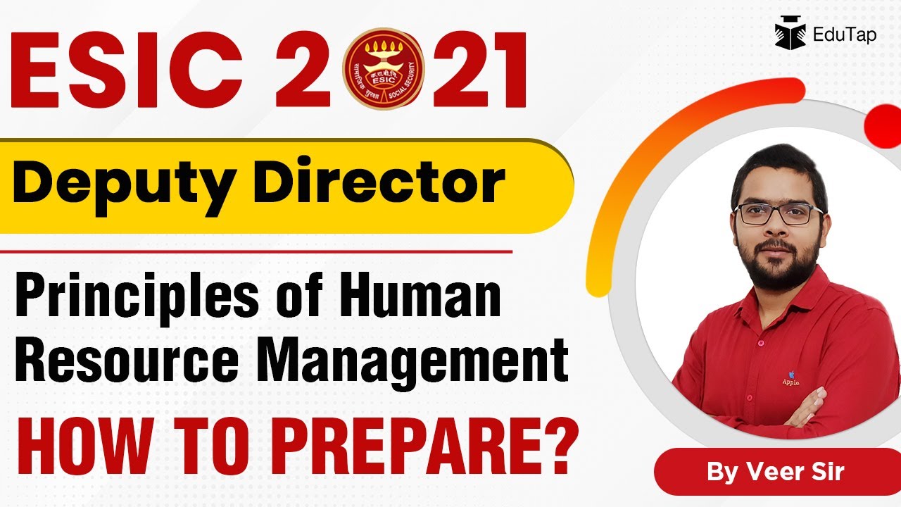 ESIC Deputy Director | Principles of Human Resource Management | How to Prepare?