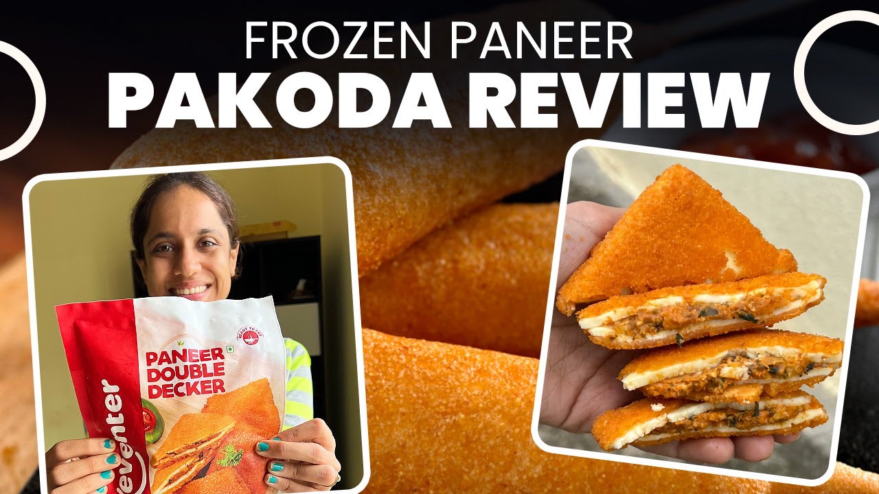 Frozen Paneer Pakoda Review 😱😱😱 | Keventer Paneer Double Decker Review 😋