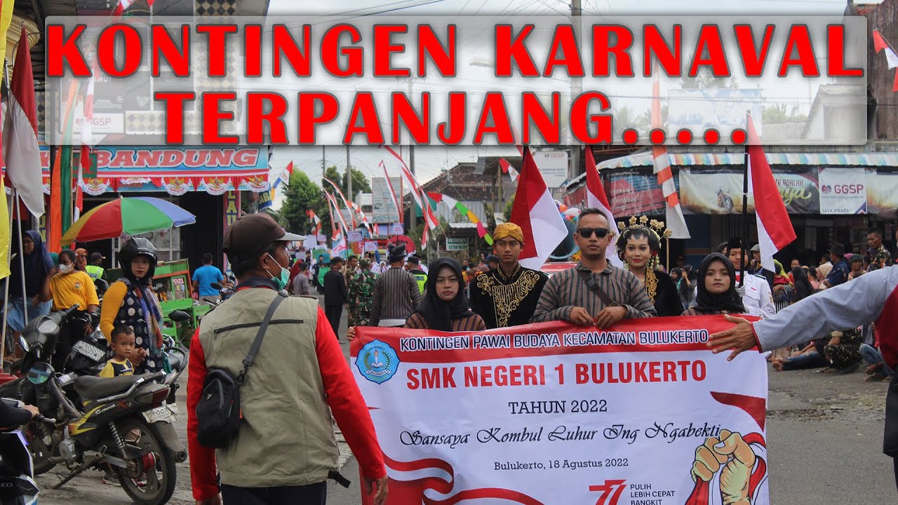 Kontingen Karnaval Terpanjang.