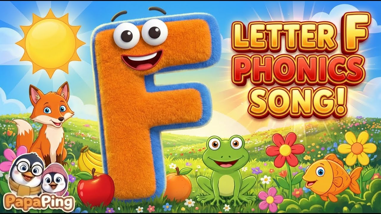 Forest Adventure with Finn 🌳 | Letter F Phonics Song | Musical Storytelling for Kids | PapaPing |