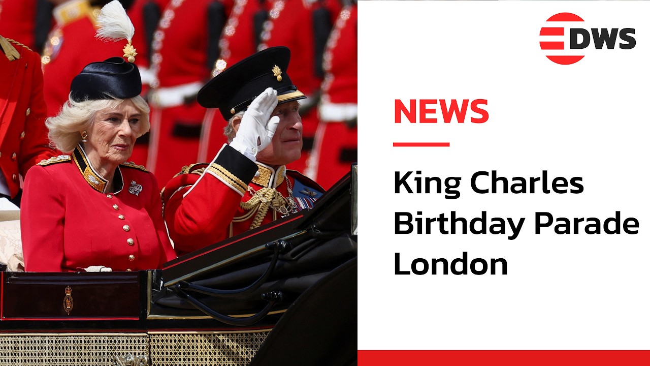 King Charles Celebrated As Trooping The Colour Parade Takes Over London | DWS News | AC1F