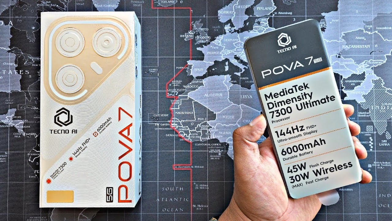 Tecno Pova 7 5G / Unboxing ASMR 